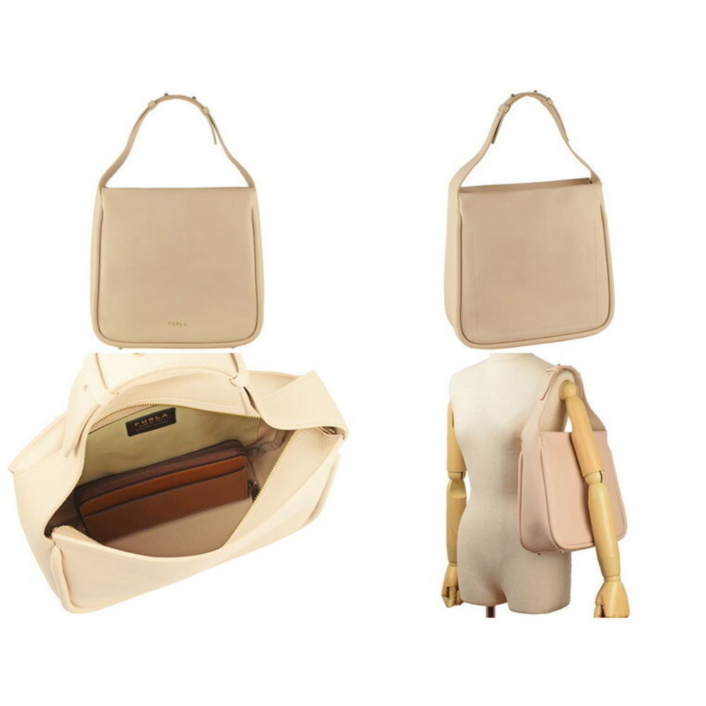 Furla Ballerina Bag Leather Tan Tote